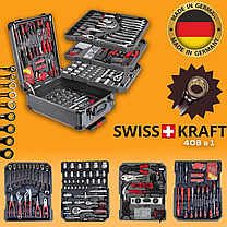 Набір інструментів у валізі 408 шт з Тріскачкою, Ручний інструмент, Автомобільний універсальний набір, фото 2