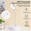 Гнучкий USB-світильник з керуванням голосом 16 LED, 5 Вт, Білий, Лампа-світильник, Led лампа, Селфі лампа, фото 8