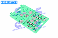Комплект для обслуговування гальмівних циліндрів 18 од. (два гвинти) TOPTUL JGAI1801 (TOPTUL) JGAI1801