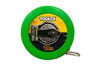 Рулетка Toolex - 10м x 13мм бобина стекловолокно