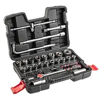 Набір торцевих головок Top Tools 38D550 з тріскачкою