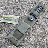 Ніж тактичний MIL-TEC Army black olive, стропоріз, фото 3