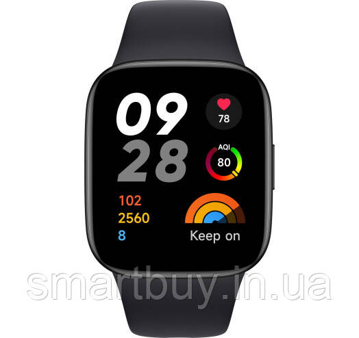 Смарт-годинник Redmi Watch 3 Black ( гарантія 12 місяців) Black