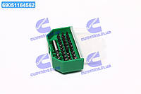 Набор бит 1/4" SL;PH;PZ;TORX;HEX +магнитный держатель 31ед.(TOPTUL) GAAW3101