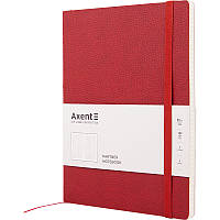 Книга записная B5 Axent Partner Soft 96 листов в клетку 190 х 250 красная