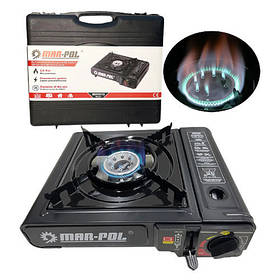 Плита газова портативна туристична Mar-pol, без перехідника на побутовий балон