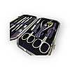 Манікюрний набір Zinger Преміум 10 інструментів шкіряний футляр, фото 6