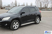 Пороги "Premium" Тойота рав 4 (d: 60мм) Toyota RAV4 2006-2013 Long