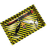 Набір ножів STANDOFF 2 "Ніж Метелик Black Widow & Ножі Тичкові Harmony", дерев'яна іграшкова зброя, фото 4