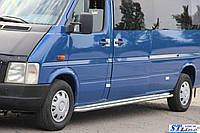 Пороги "Premium" Фольксваген ЛТ 35 (d: 60мм) VW LT 1996-2006 Middle