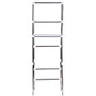Підлогова полиця-стелаж (25x55x150см) New storage rack / Полиця у ванну кімнату / Стійка над унітазом, фото 7