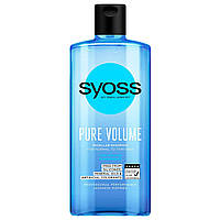Міцелярний шампунь Syoss Pure Volume для нормального й тонкого волосся 440 мл