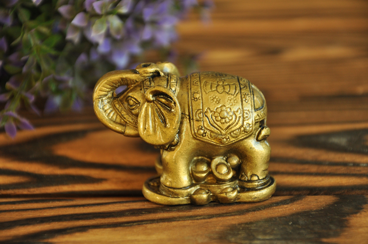 Керамічна статуетка слон, 5.5 х 3.5 см, фото 1