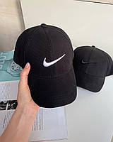 Бейсболка з вишитим логотипом унісекс Nike (біле лого), кепка унісекс с логом Nike