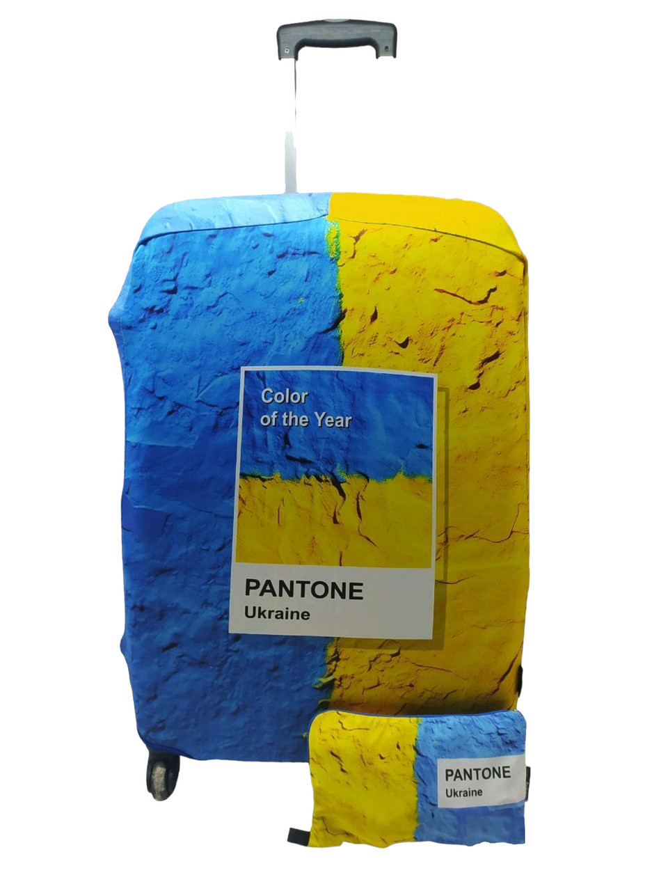Чохол для валізи Coverbag Pantone L принт 0435