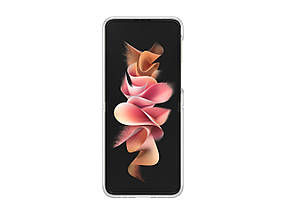 Оригінальний чохол Samsung Z Flip 3 (F711) Clear Cover with Ring Transparency, фото 5