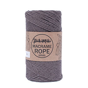 Еко шнур Shikimiki Rope 2 mm, колір Какао