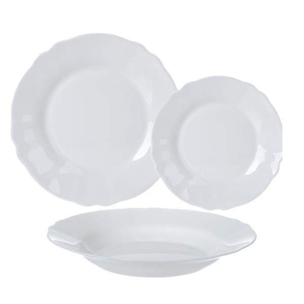 Сервіз LUMINARC LOUIS XV WHITE, 18 предметів
