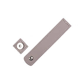 Клапан для сумки на магнітній кнопці (15 *3 см), колір  Французський сірий