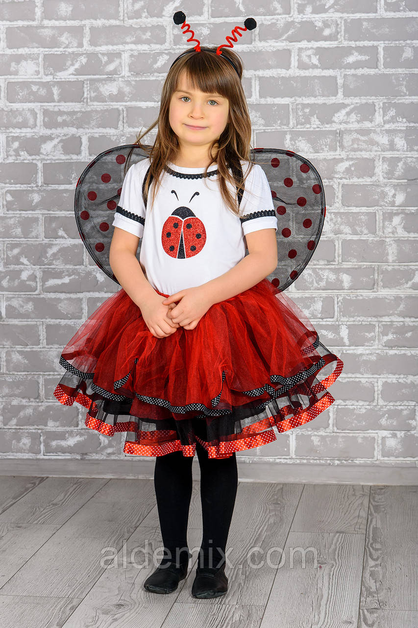 Божа корівка "Сонечко" карнавальний костюм для дівчинки