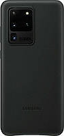 Чехол кожаный противоударный Official Leather Cover EF-VG988LBEGRU для Samsung Galaxy S20 Ultra (6.9") Black