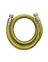 Шланг газовий PARIGI Supergas (2,0 м.) 1/2"x1/2" (ВВ) тришаровий захист із ПВХ (Італія)