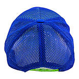 Кепка бейсболка дитяча 54-58 розмір сітка літня дитячі головні убори синій (БД504), фото 4