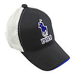 Кепка бейсболка дитяча 54-58 розмір сітка літня дитячі головні убори чорний (БД509), фото 3