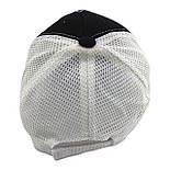 Кепка бейсболка дитяча 54-58 розмір сітка літня дитячі головні убори чорний (БД509), фото 4