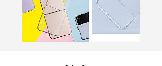 Оригінальний чохол Samsung Clear Slim Cover Transparency для Samsung Flip4 (F721), фото 6
