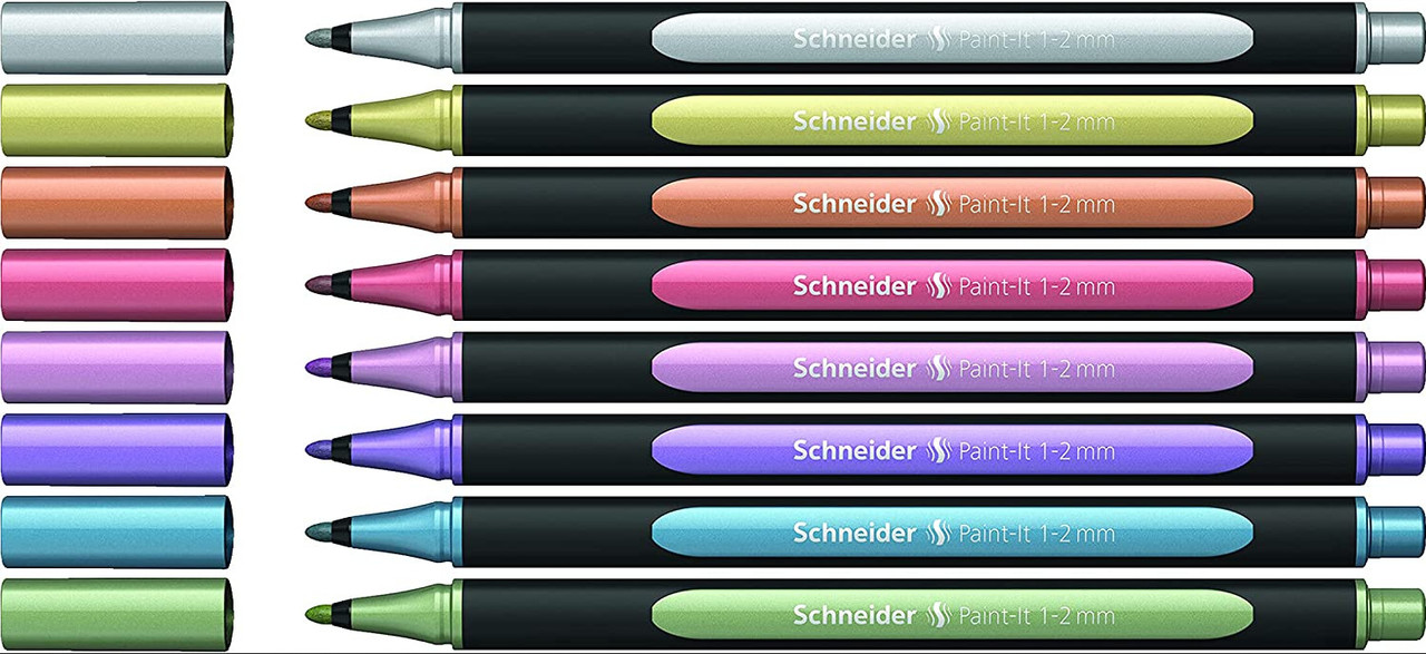 Набір лінерів металік Schneider 8 кольорів Paint-It