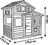 Будинок Smoby Друзі Ево з поштовою скринькою і вікнами (810204), фото 2