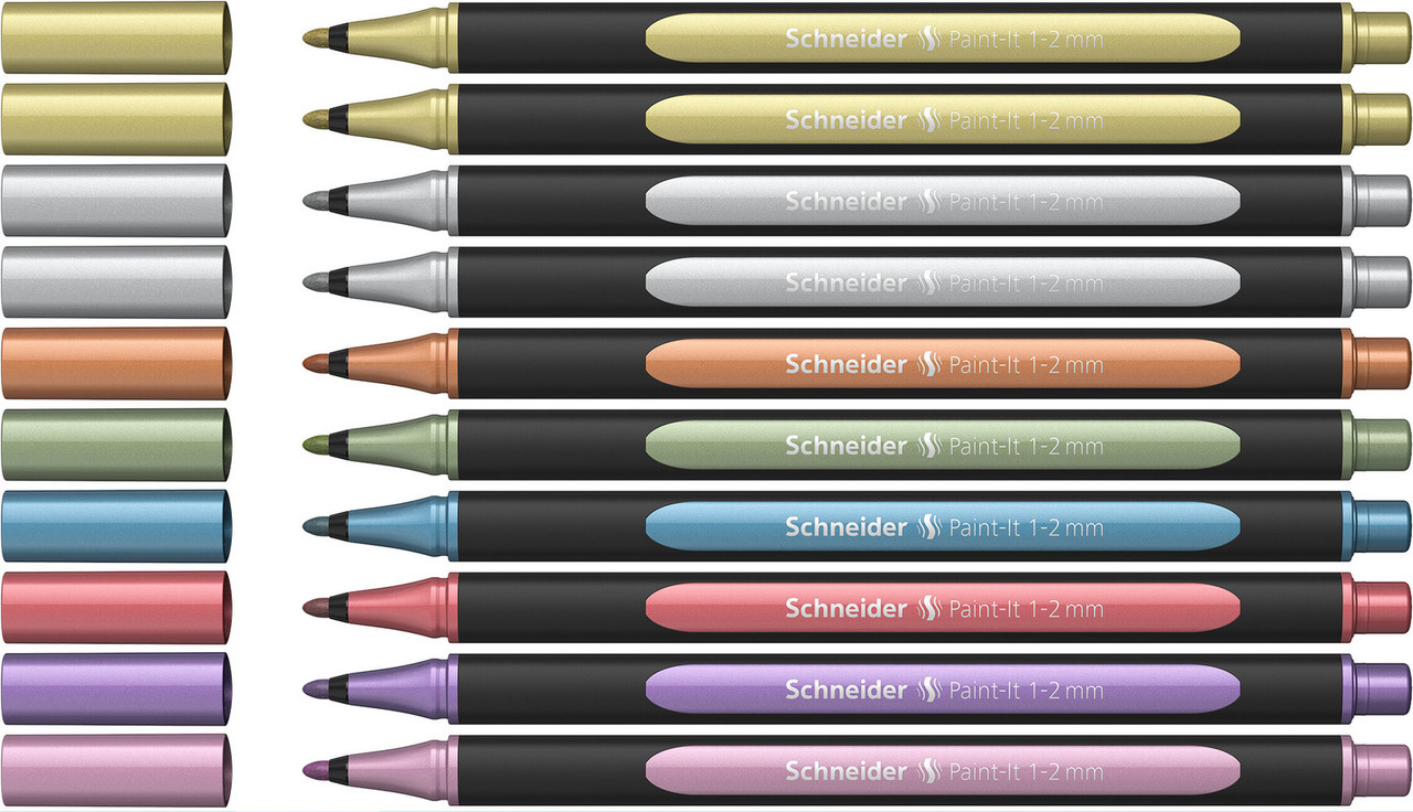 Набір лінерів металік Schneider 10 кольорів Paint-It