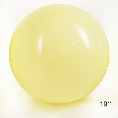 Art Show 19"/ 47.5 см Куля гігант Жовтий макарун. Кулі повітряні латексні