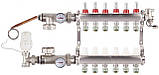 Колектор з насосом на 6 виходів для теплої підлоги в зборі на 6 контурів EUROPRODUCT KOER, фото 10