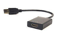 Кабель-переходник PowerPlant HDMI female - USB 3.0 M