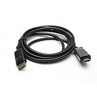 Видео кабель PowerPlant DisplayPort - HDMI, 1.8м, позолоченные коннекторы, 1.3V