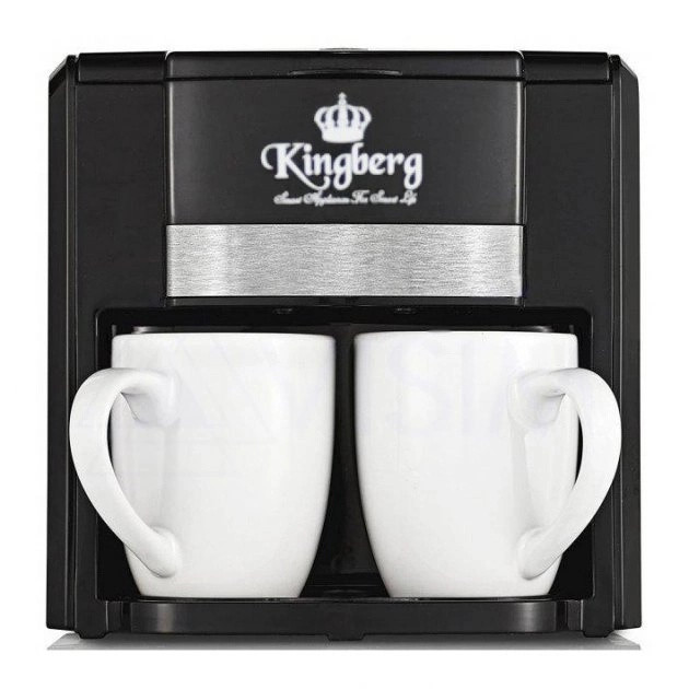 Кавоварка електрична на 2 чашки KB-1990, фото 1