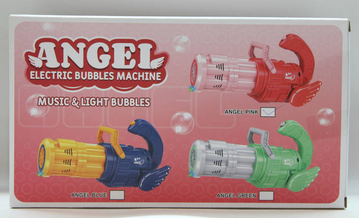 Кулемет із мильними бульбашками "Bubble Angel", фото 3