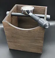 Нок-бокс Ecowood Max Венге, деревянный, 20 см, для кофейных отходов