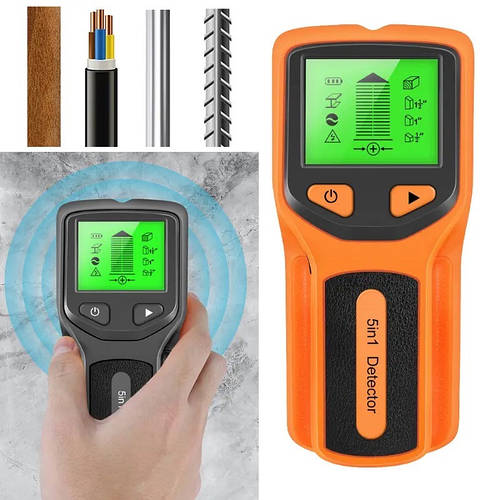 Купить Профессиональный настенный детектор скрытой проводки HW430 5 в 1 ...