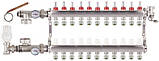 Колектор з насосом на 11 виходів для теплої підлоги в зборі на 11 контурів EUROPRODUCT KOER, фото 10