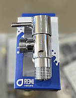 Кран кутовий з нержавіючої сталі Remi Rx 1/2x1/2