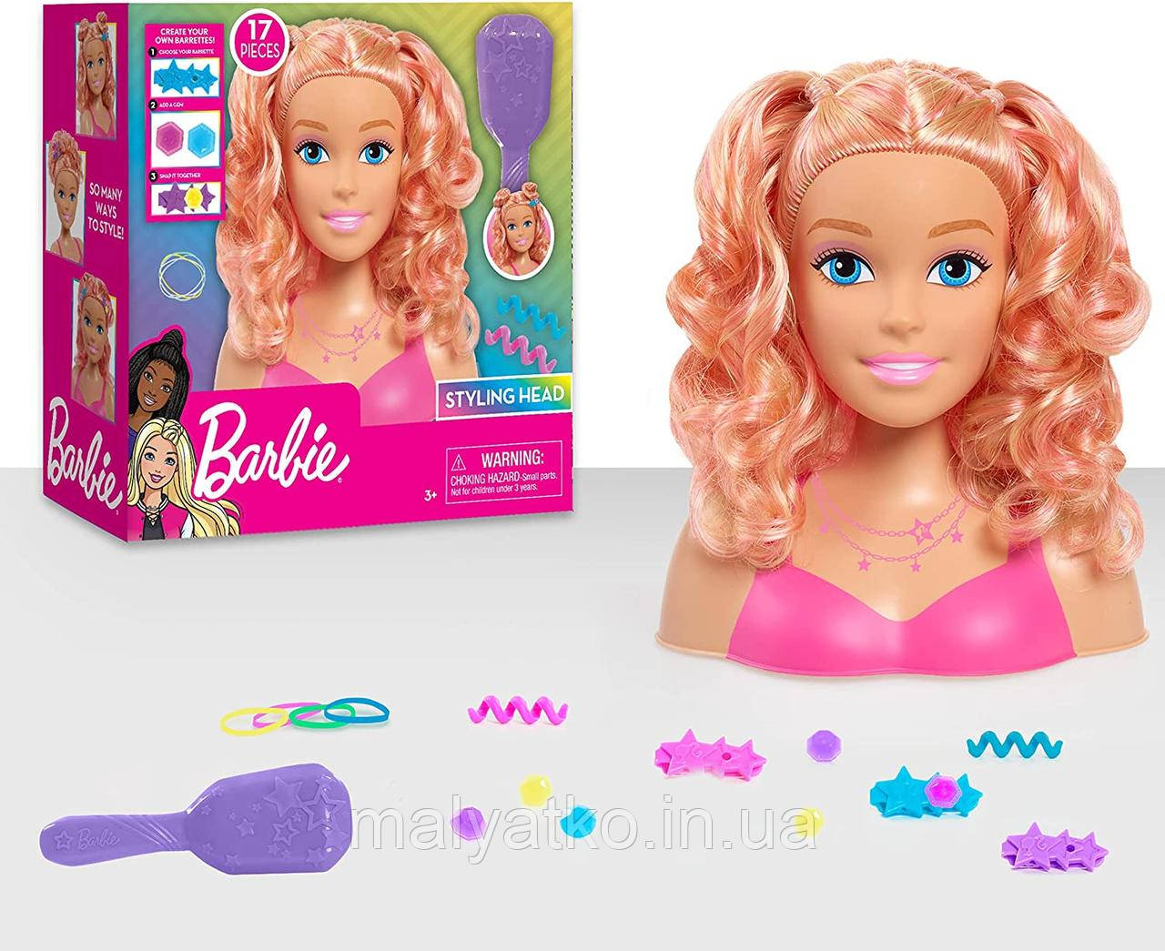 Голова Барбі для зачісок із аксесуарами Barbie Small Styling Head
