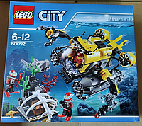 Лего Сіті Lego City 60092 Глибинний підводний човен Deep Sea Submarine