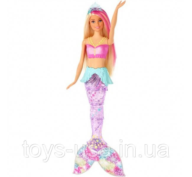 Лялька Барбі Русалочка з світловими ефектами Barbie Mermaid Dreamtopia Light-Up Tail
