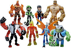 Набір фігурок Бен 10 і Кевін 11, 9в1, 7-12 см — Ben 10, Kevin Levin