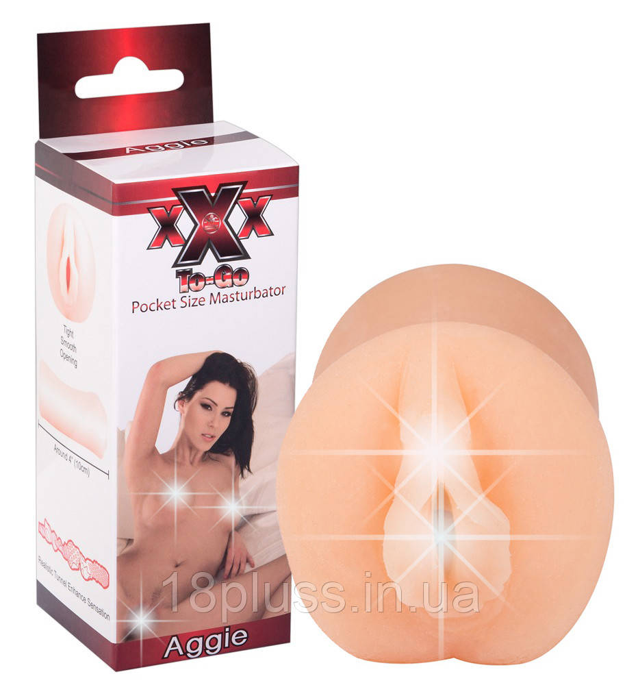 Кишеньковий мастурбатор-вагіна XXX To-Go Pocket Size Masturbator Aggie, фото 1