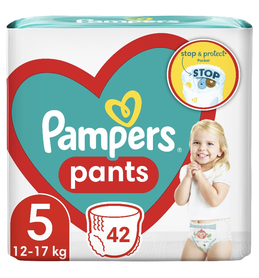 Підгузки-трусики Pampers pants 5 (12-17 кг) на 42 шт
