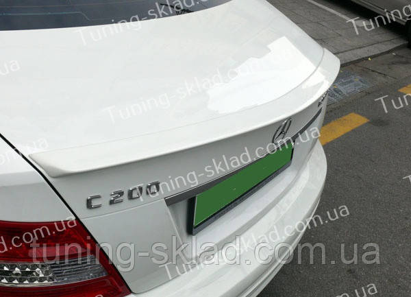 Спойлер Mercedes W204 (спойлер на кришку багажника Мерседес W204), фото 1